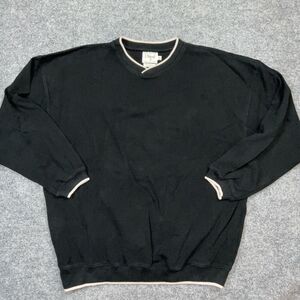 E. Magrath Sweater Mens  Size XL  Black Golf Outdoors Sweatshirt Vtg Dad